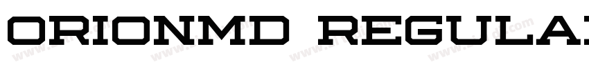 OrionMD Regular字体转换 OrionMD Regular字体转换